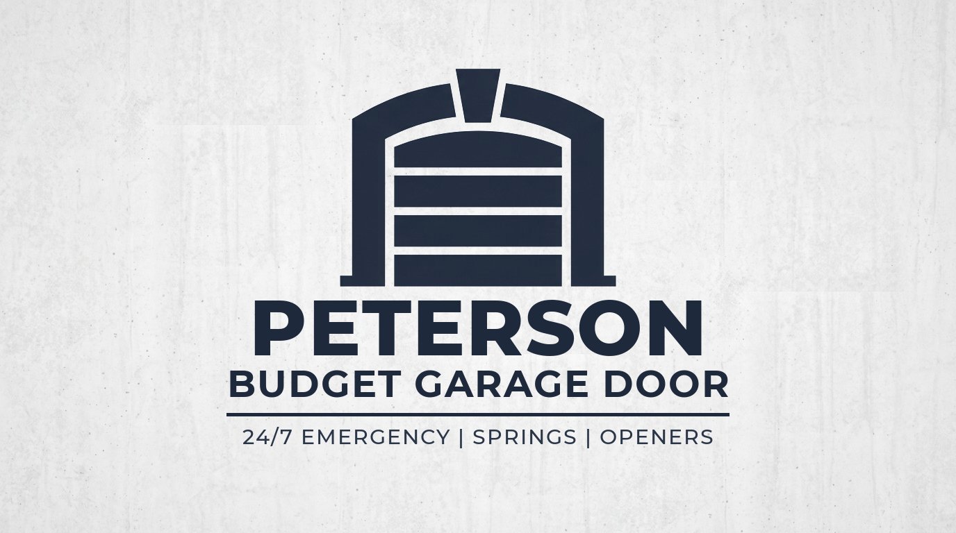Peterson Budget Garage Door Logo